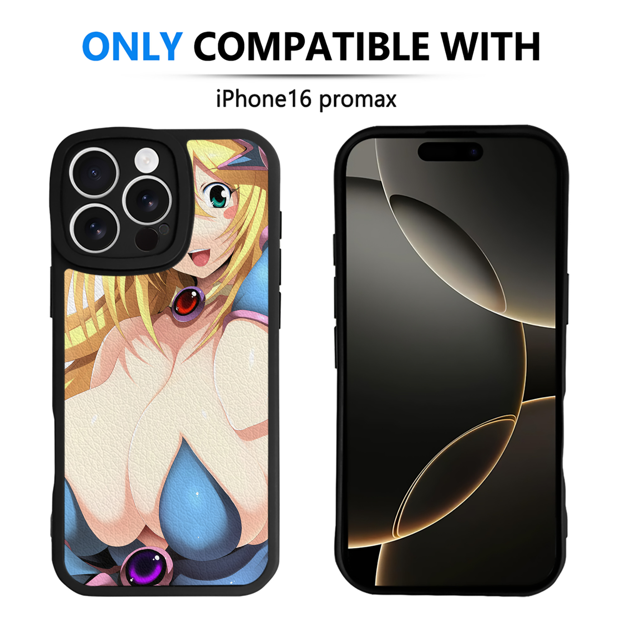 （画像用） 遊☆戯☆王 Yu-Gi-Oh! 【iPhone 16シリーズ対応】シリコンスマホケース（レザー調） 材質：シリコン